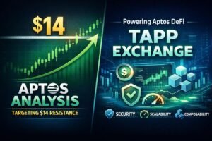 Aptos Analysis APT Eyes $14 Resistance as Tapp Exchange Revolutionizes DeFi Ecosystem