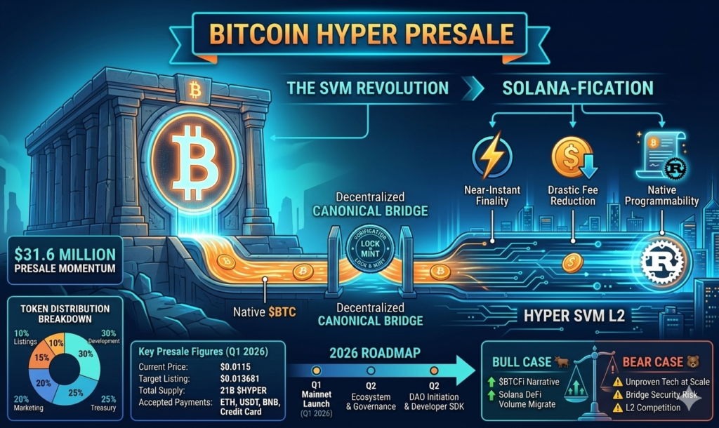 Bitcoin Hyper Presale The SVM Revolution Coming to the World’s Most Secure Blockchain